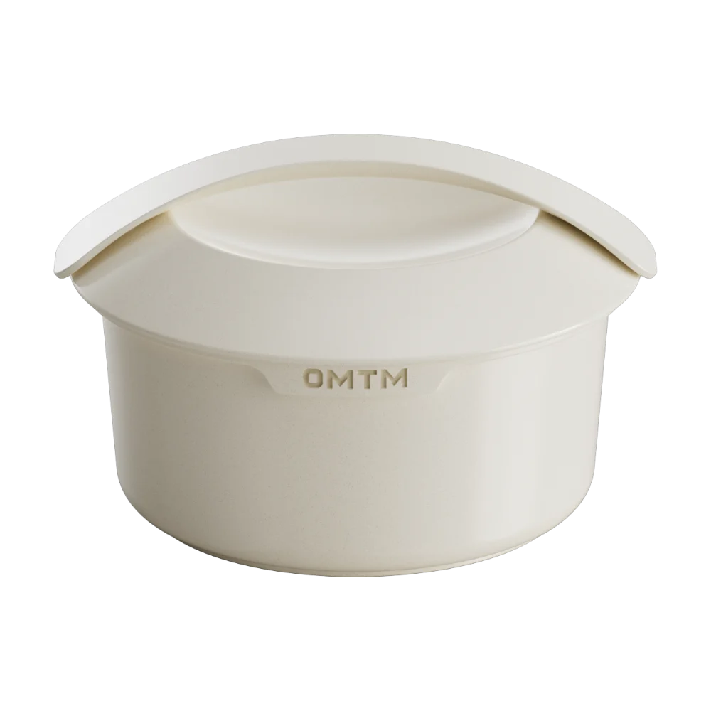 OMTM 19pcs Stackable Planet – White Nonstick Cookware Set