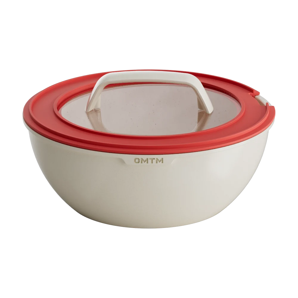 OMTM 19pcs Stackable Planet – White Nonstick Cookware Set